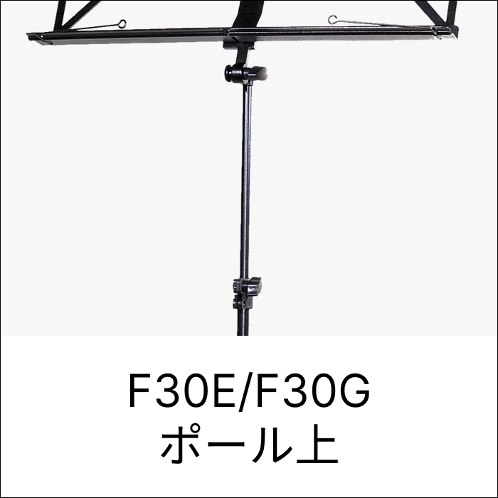F30E/F30G ポール上